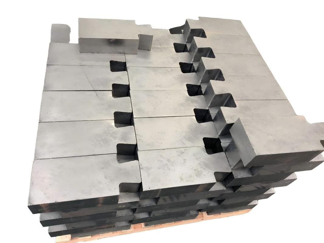 Огнеупорный кирпич Al2O3-SiC-C для сталеразливочного ковша