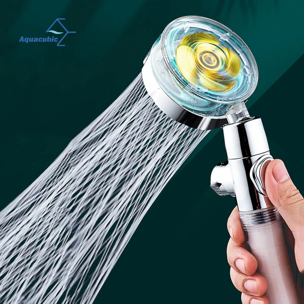 High Pressure Shower Head, Turbo Fan Shower Head with Filter, Handheld Turbo Propeller Shower