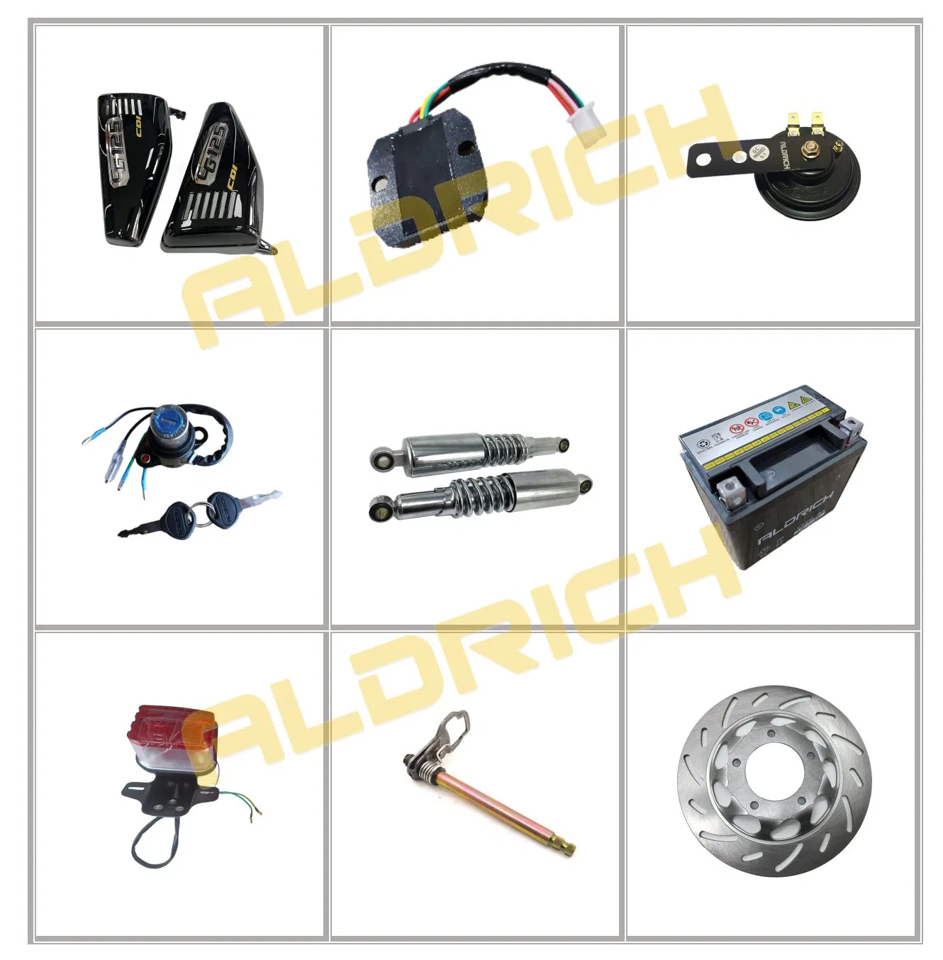 Запчасти для мотоциклов Honda/Yamaha/Suzuki/Bajaj/TVS/Haojue/Scooter