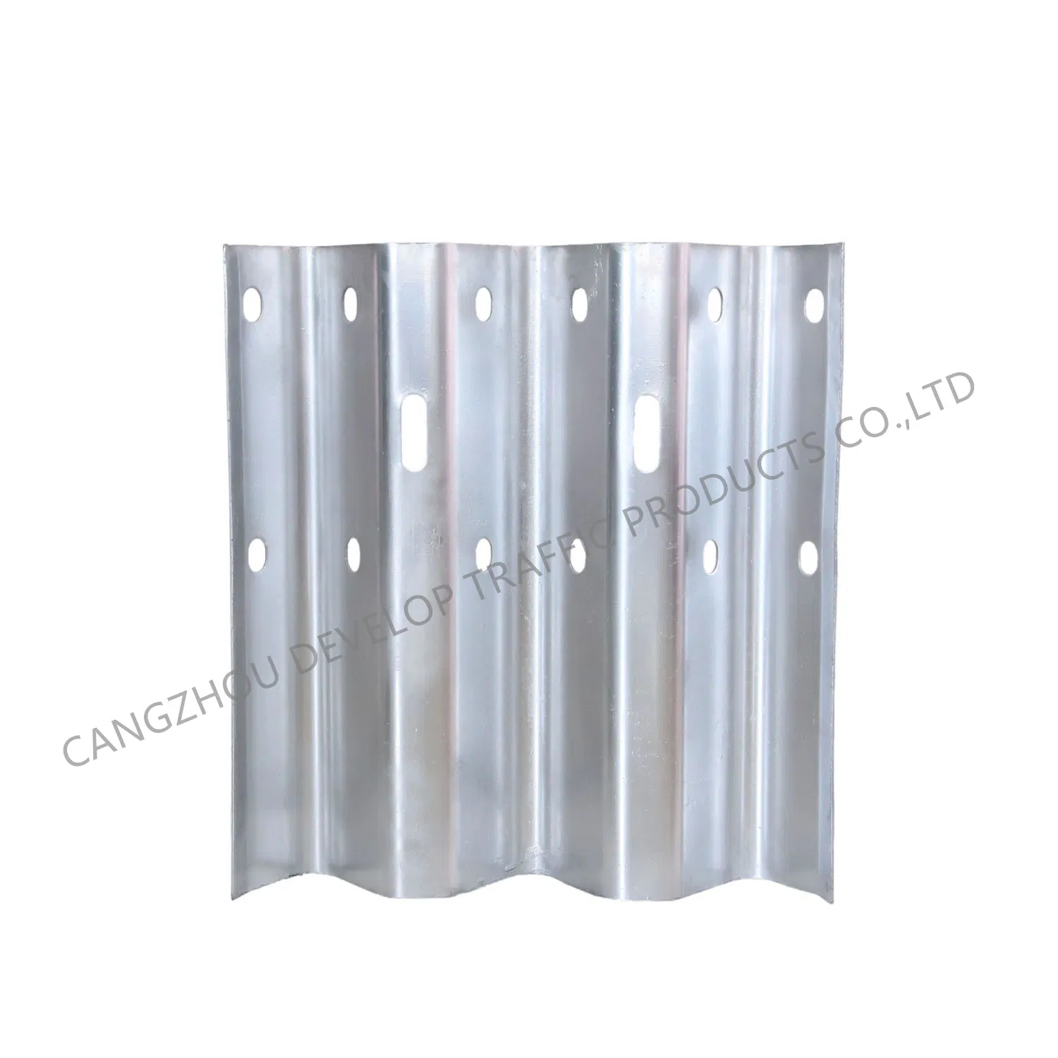 Anti-Corrosion Customized Steel Galvanized Highway Guardrail Three Waves Highway Guard Rail for Roadside