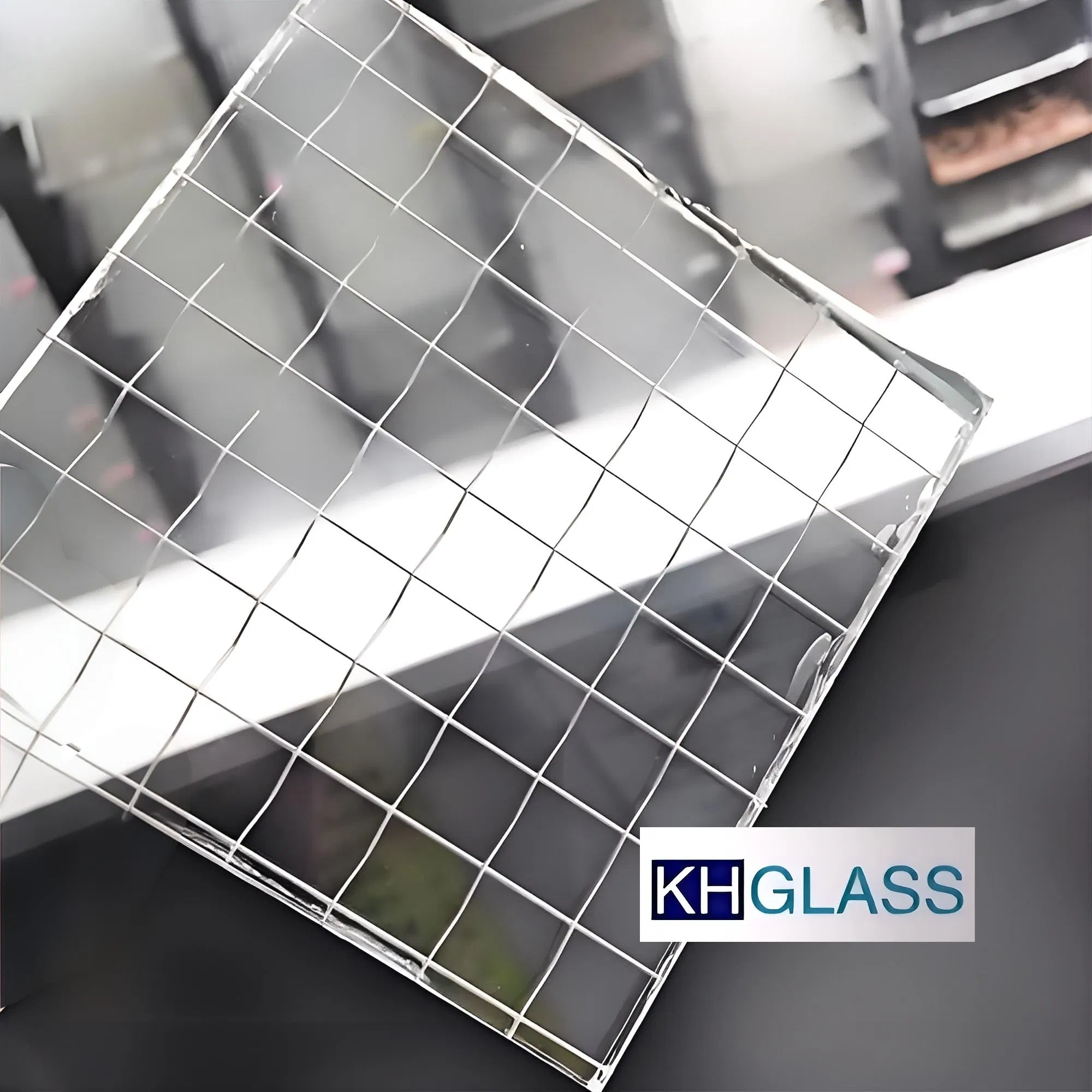 6mm Fire Resistance Clear Wired Glass for Elegant Room Dividers