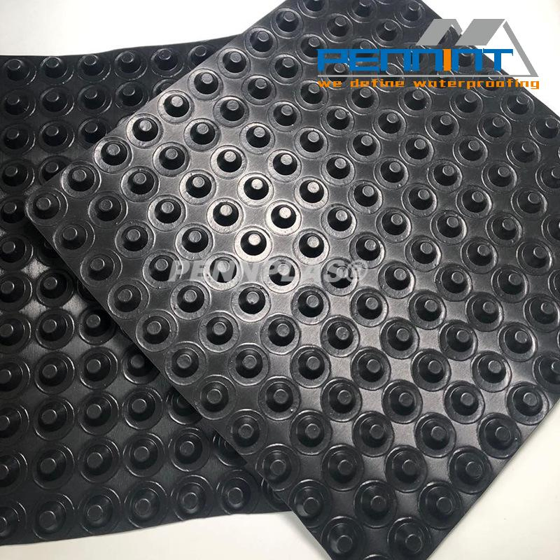 HDPE Drainage Boards / Colored Dimple Sheets for Water Resistance