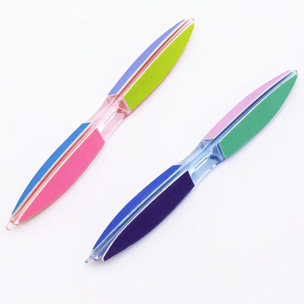 4 Sided Baby Care Nail Art Buffer Sunshine Manicure and Pedicure Tools Plastic Nails File Polishing