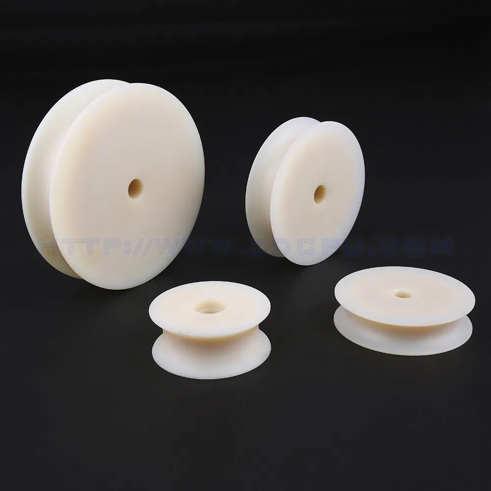 Zhongde Custom U Groove Nylon Roller Pulley and Wheel as Per Your Drawing