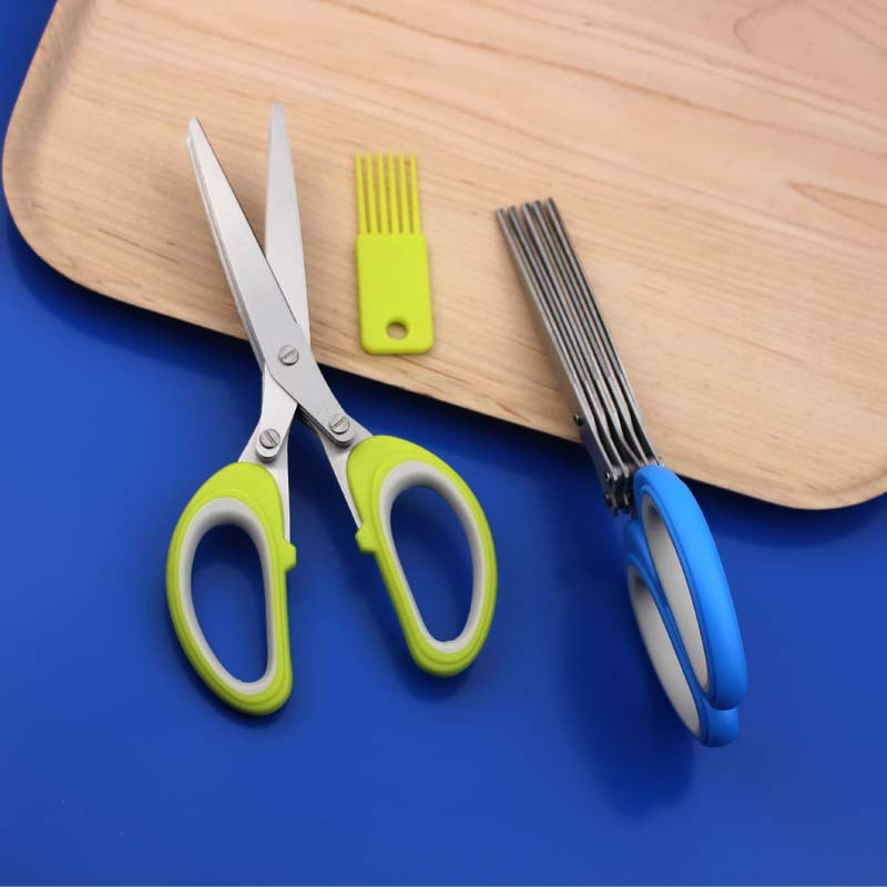 Hot Selling Kitchen Stainless Steel Five Blade Shredding Scissor/Chicken Scissor/Office Scissor