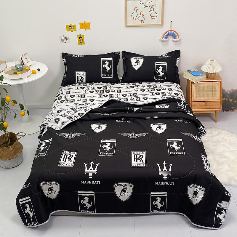 Home Collection 100% Microfiber Bedding Set Carton Anchor Theme Kids Quilted Summer Bed Spread