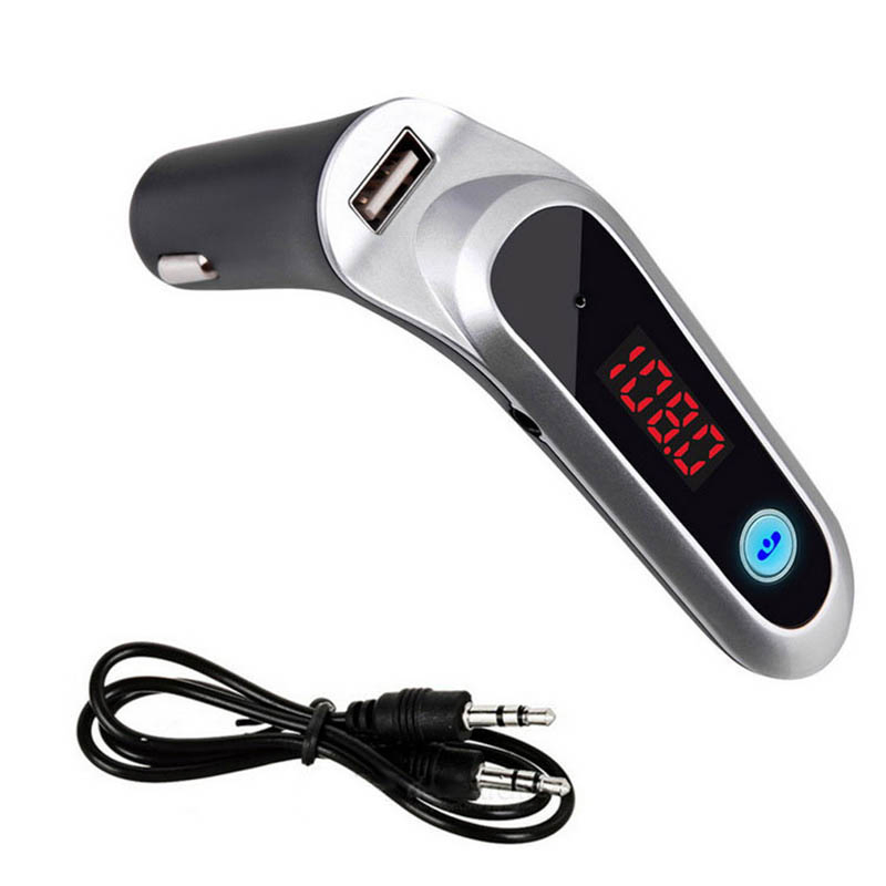 Wireless Car FM Transmitter Blue Tooth Car Kit Audio Receiver