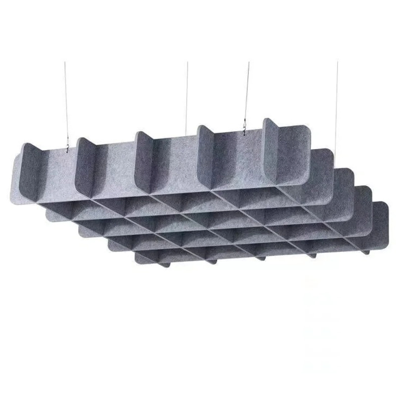 Modular Polyester Fiber Acoustic Ceiling for Flexible Installation