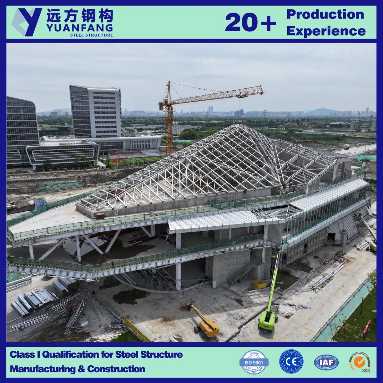 Heavy Steel Structure Large-Span Suspended Beams & Tube Trusses Shopping Mall