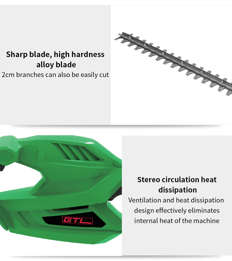 Customized High Quality Powerful 450W Hedge Trimmer Tea Pruning Machine with 0.35m VDE Plug (EHT015)