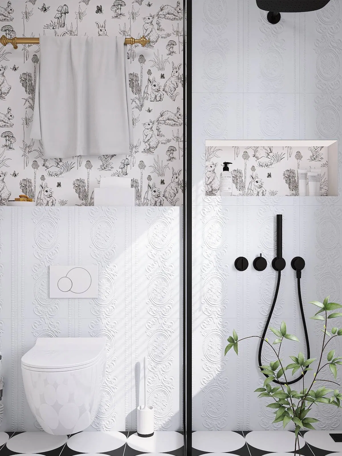300X600mm White New Deco Porcelain Floor Wall Tile for Livingroom Bathroom Kitchen FC36707