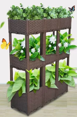 Горшок цветочный пластиковый для крыши