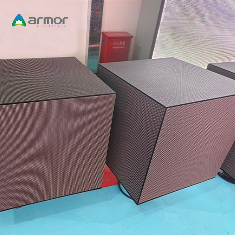 HD Full Color 3D LED Cube Display Indoor Outdoor Magic Cube Screen for Retail Store Advertising
