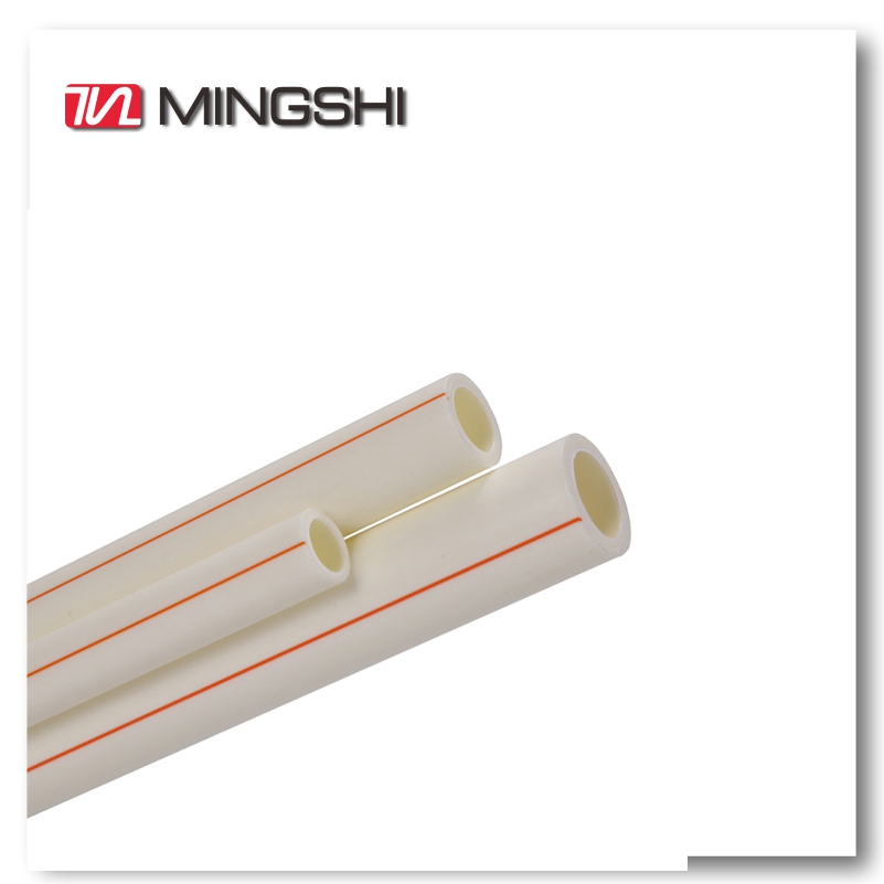 China Zhejiang OEM Factory PPR White Green Plastic Pipe for Water Plumbing System