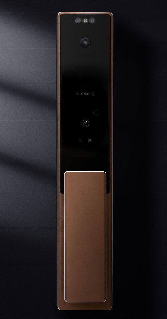 3D Facial Recognition Password Swipe Card Temporary Password Remote Unlocking Ofadvanced Phone Aluminum Fingerprint Lock