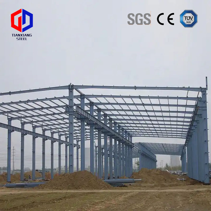 Heavy Structural Warehouse Prefabricated Prefab Garages Construction Profile Building Steel Structure Storage