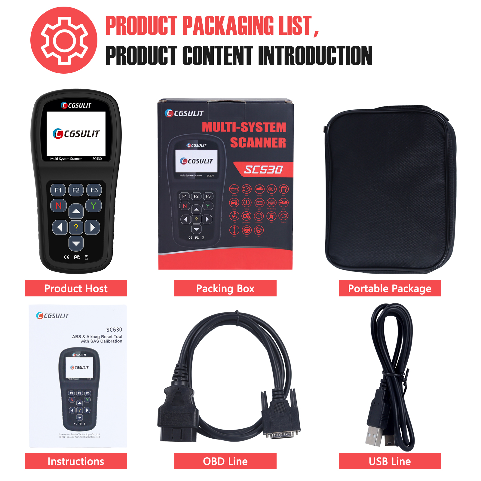 Автосканер OBD2 Ancel X6 для диагностики автомобиля