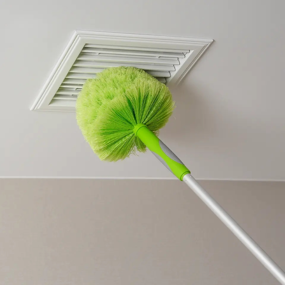 Ceiling Fan Duster Corner Brush Head Cleaning Round Brushes