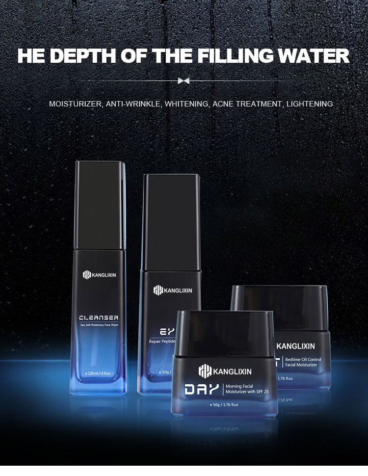 Skincare Face Cleanser Serum Moisturizer Cream Skincare Set for Men