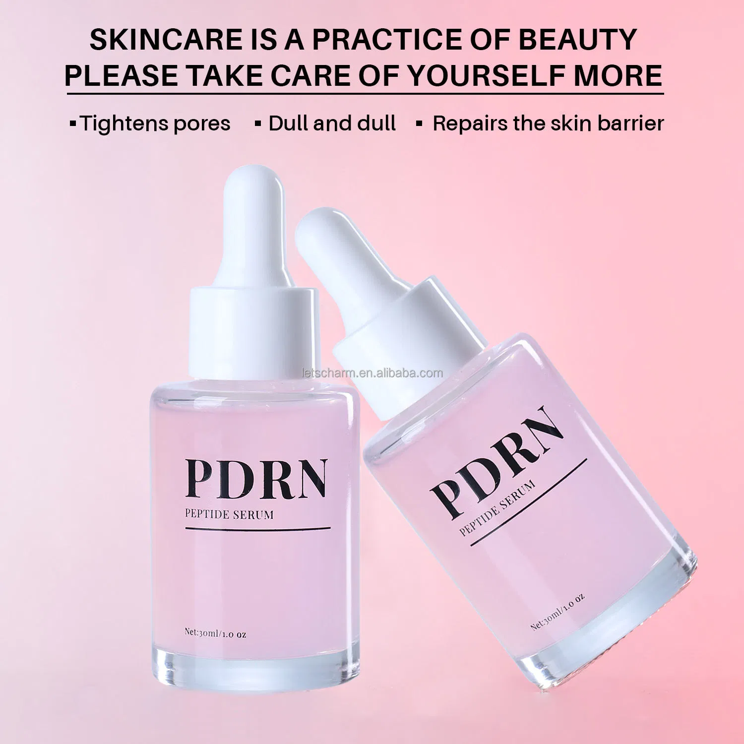 Ls127 OEM/ODM Salmon DNA Pdrn Niacinamide Whitening Anti-Aging Hydrating Serum