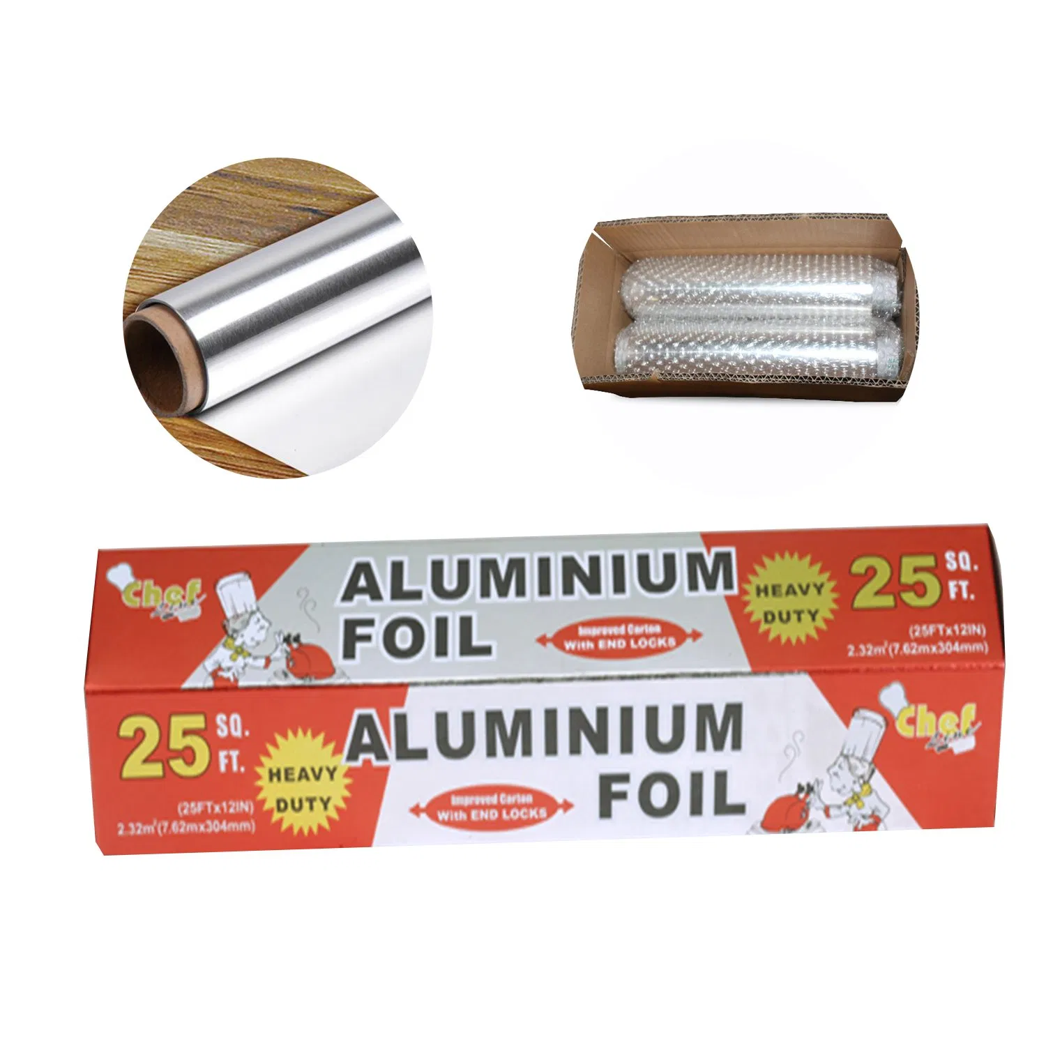 Good Quality Household Aluminium Foil Rolls and Wrapping Paper