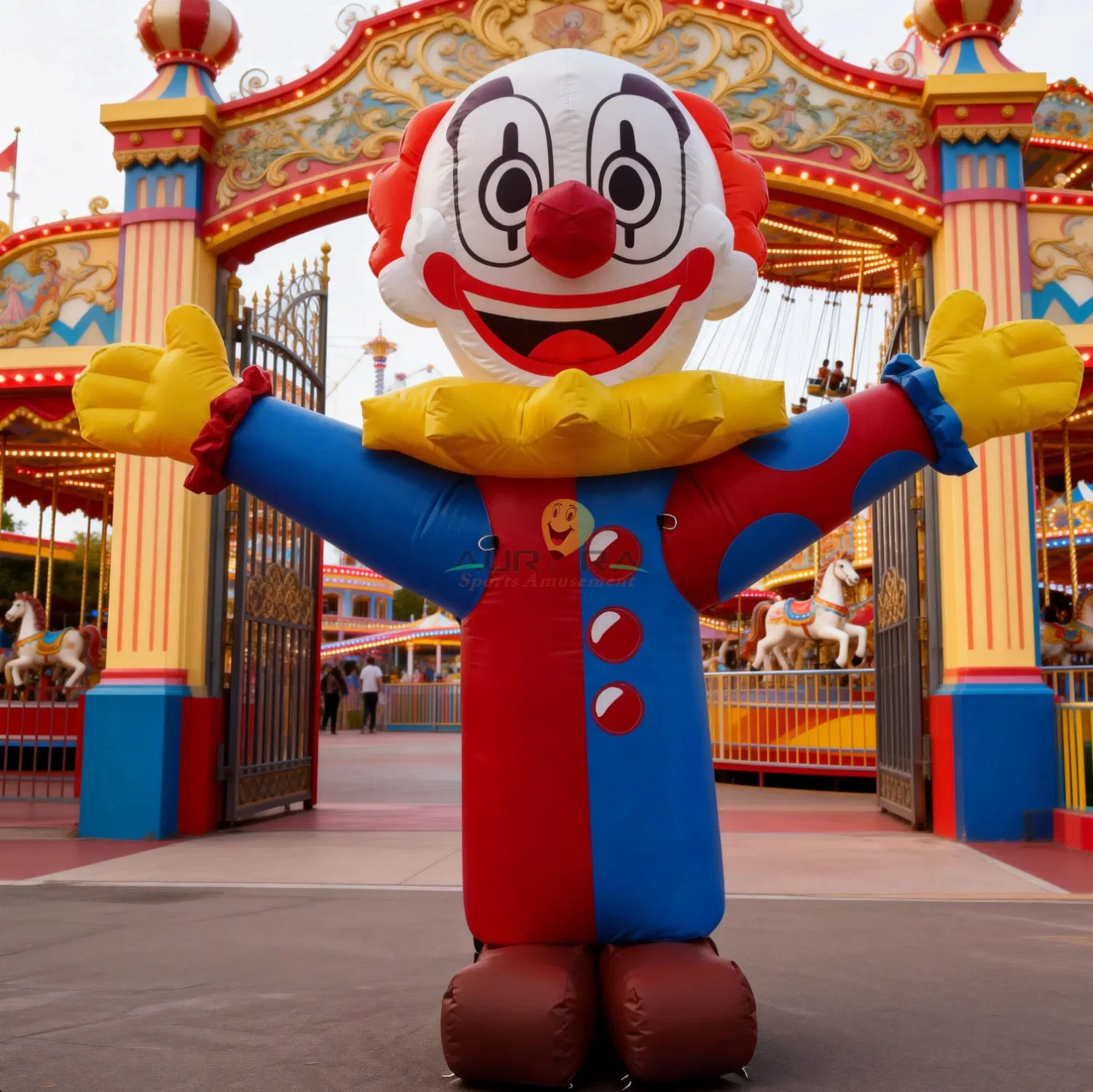 Inflatable Clown Character Giant Clown Cartoon Model for Advertising