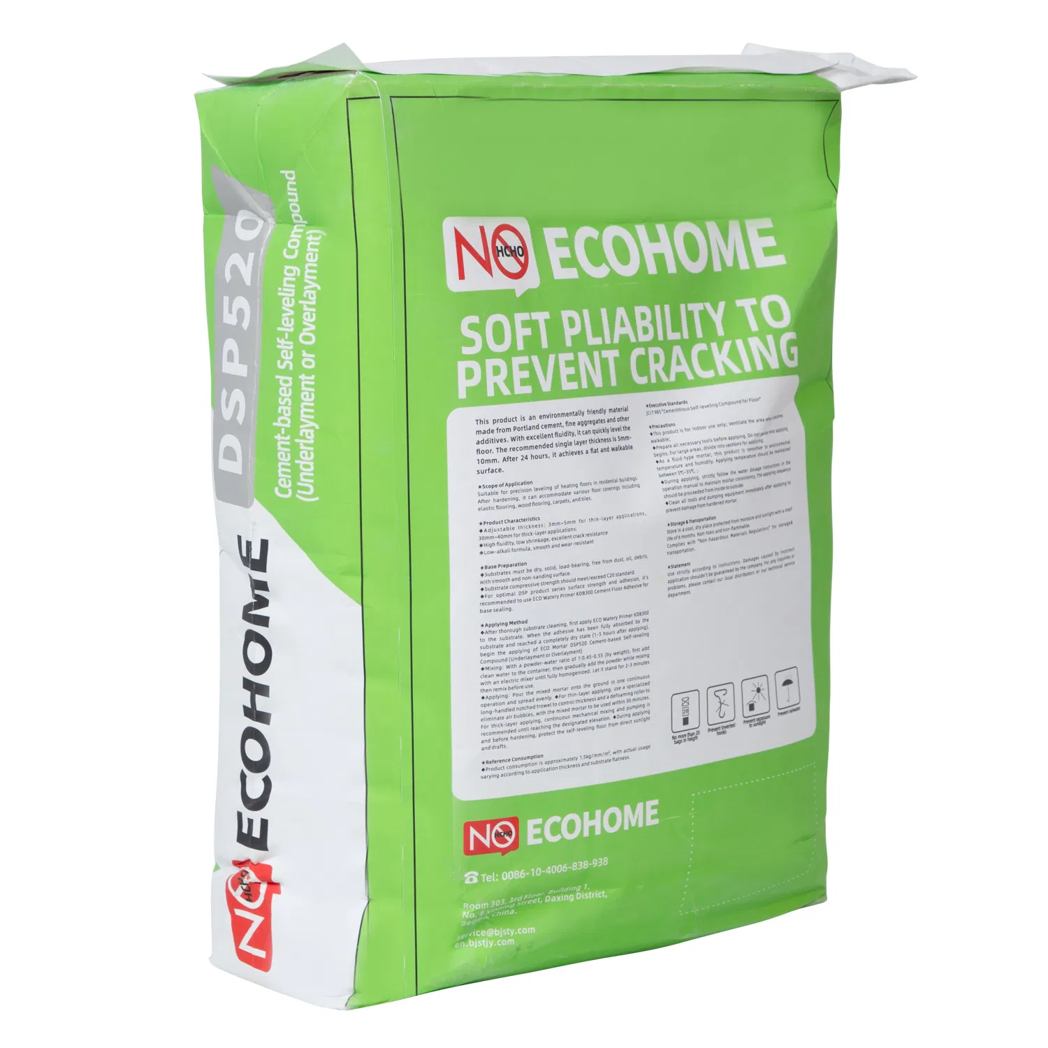 DSP520 Cement-Based Self-Leveling Topping Compound (Underlayment or Overlayment)