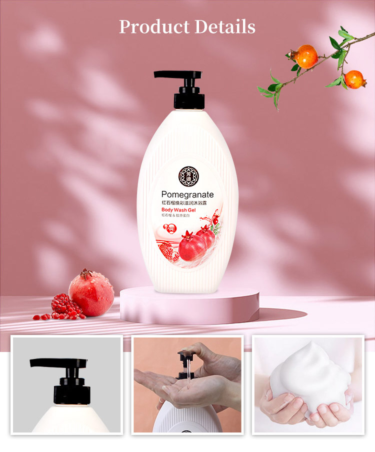 Private Label Bath Supplies Body Wash Skin Whitening Shower Gel Cream