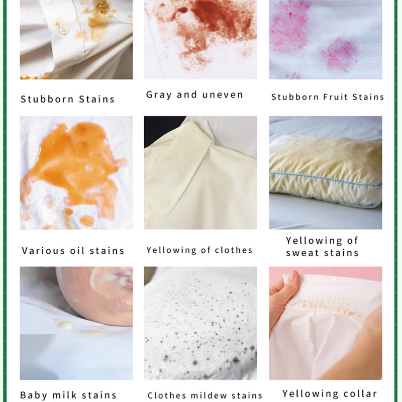 Stain Fighting Explosive Salt Brightening Washing Stain Removal Powder Whitening Laundry Powder