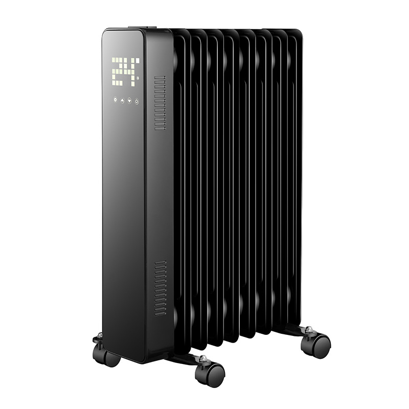 Automatic Remote Control Quiet Durable LED Oil Filled Radiator Heater Electric Oil Heater for Home and Office Use