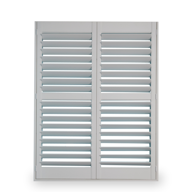 Customized Colors PVC Vinyl Plantation Interior Shutters Alloy Types