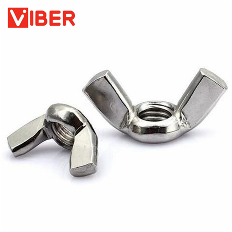 Premium Galvanized Wing Nut Bolt Set with White Zinc Coating
