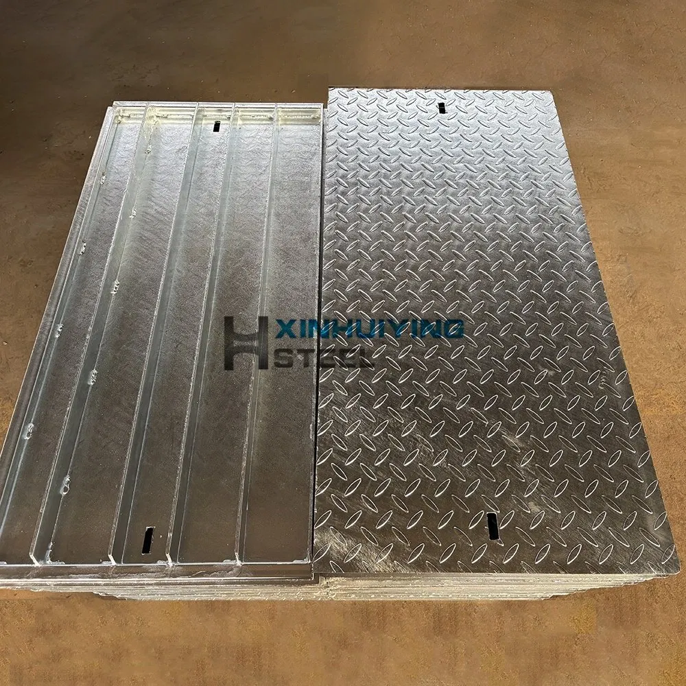 Wholesale Galvanized Carbon Steel Grating Floor Plate Pit Cover Fabrication Services Supplier