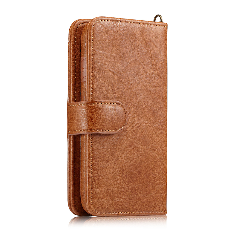 Кожаный чехол-кошелек для iPhone 6/7/X с держателем карт