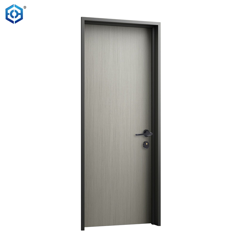 Wood China PVC Bathroom WPC and Engineered Veneer Front Bedroom Door Factory