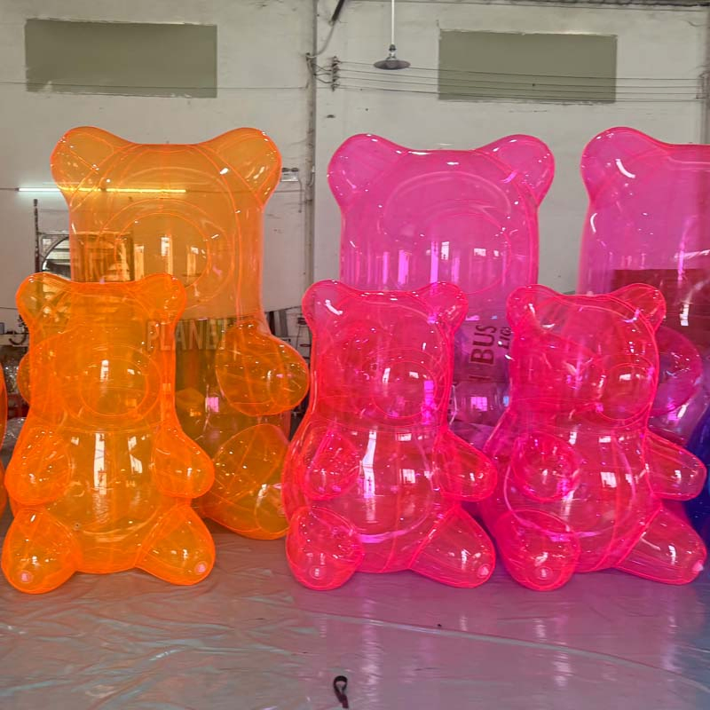 Airtight Lovely Transparent PVC Bear Cartoon