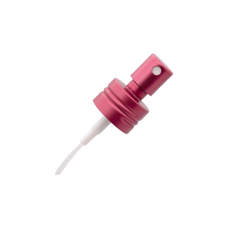 Anodized Aluminum Screw Mouth Fine Mist Perfume Nozzle Sprayer Head Pump