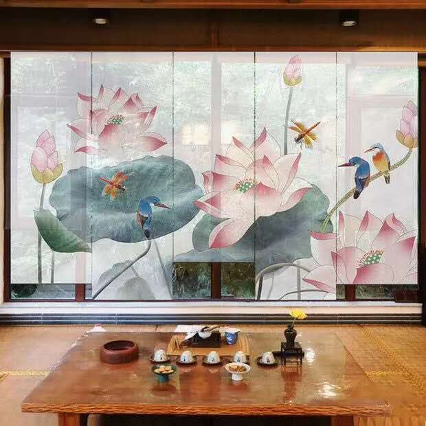3D Digital Printed Roller Blinds/Shangri-La Blinds for Living Room
