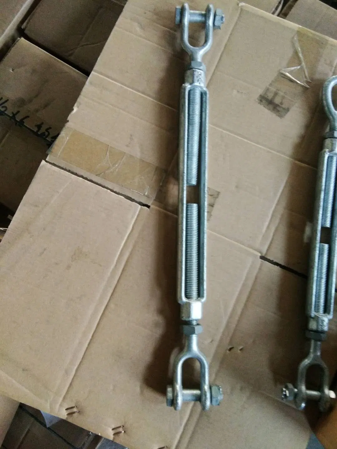 Hg-227 Heavy Duty Carbon Steel Drop Forged Galvanized Us Type Wire Rope Turnbuckle