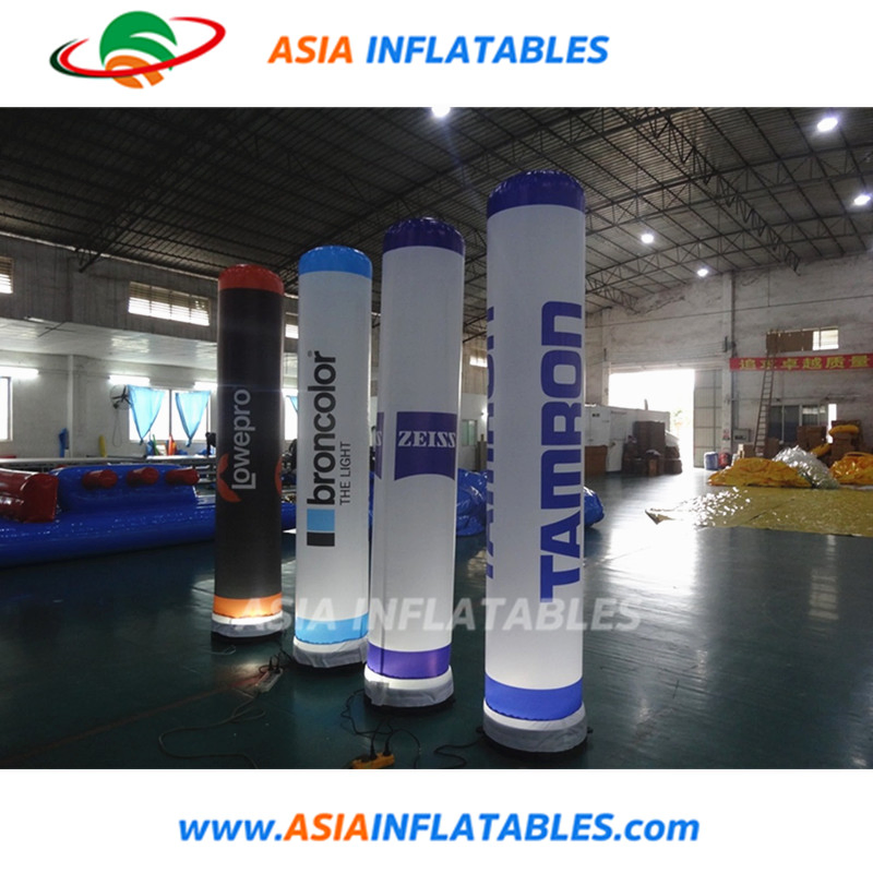 Lighting Inflatable Cylinders LED Light Tube for Decoration