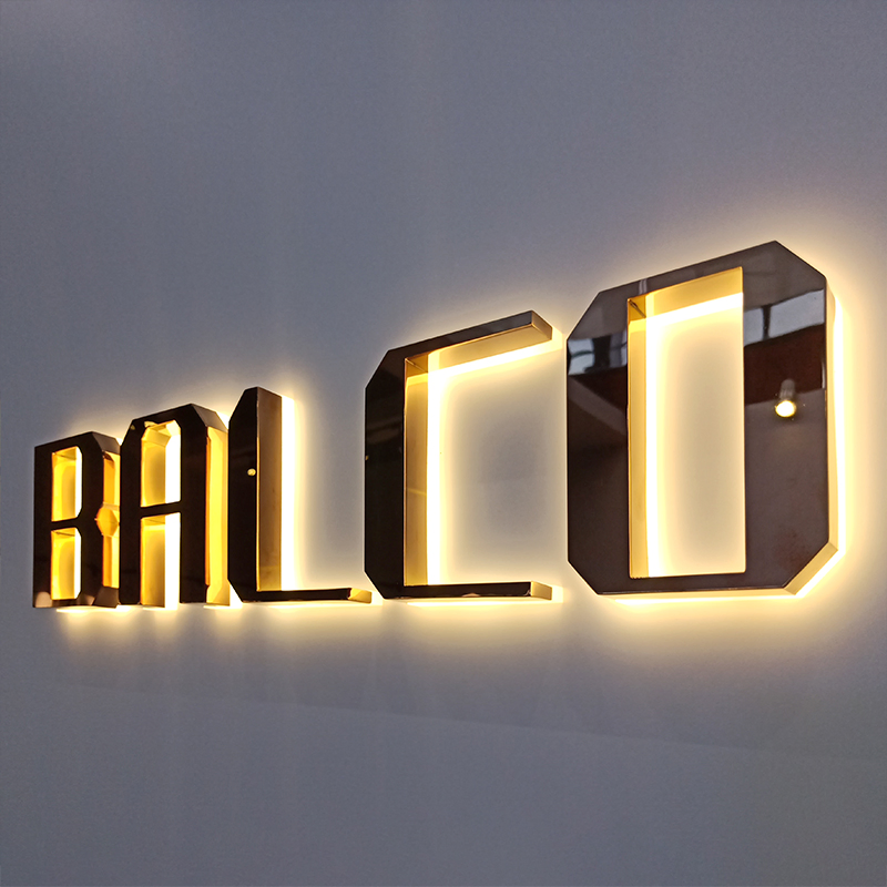 Ezd Custom Advertising Outdoor Business Logo Light 3D LED Channel Letter Sign