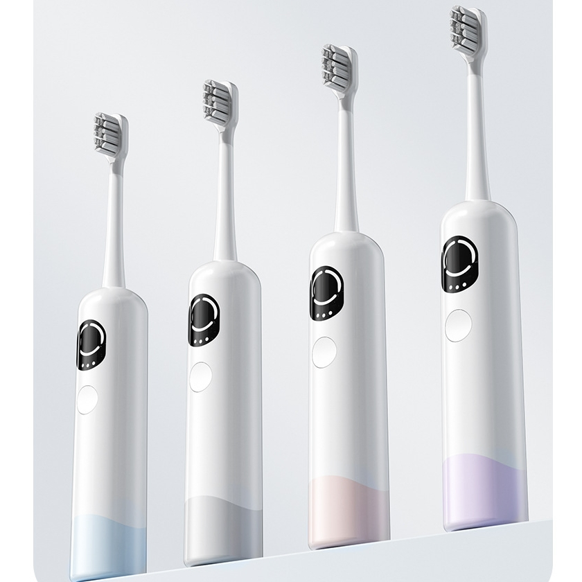 New Waterproof Sonic Pulse Electric Toothbrush with Soft Bristles and Multiple Modes