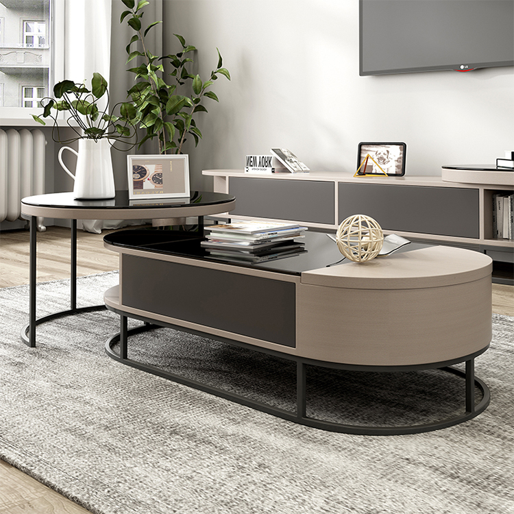 Комплект мебели для гостиной тумба под ТВ регулируемая столик