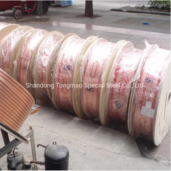 C11000 C12200 ASTM B8 Seamless Copper Pipe Brass Tube Copper Tube Pipe Cutting Processing Manufacturers Air Conditioning Copper Bar/Plate/Tube/Pipe