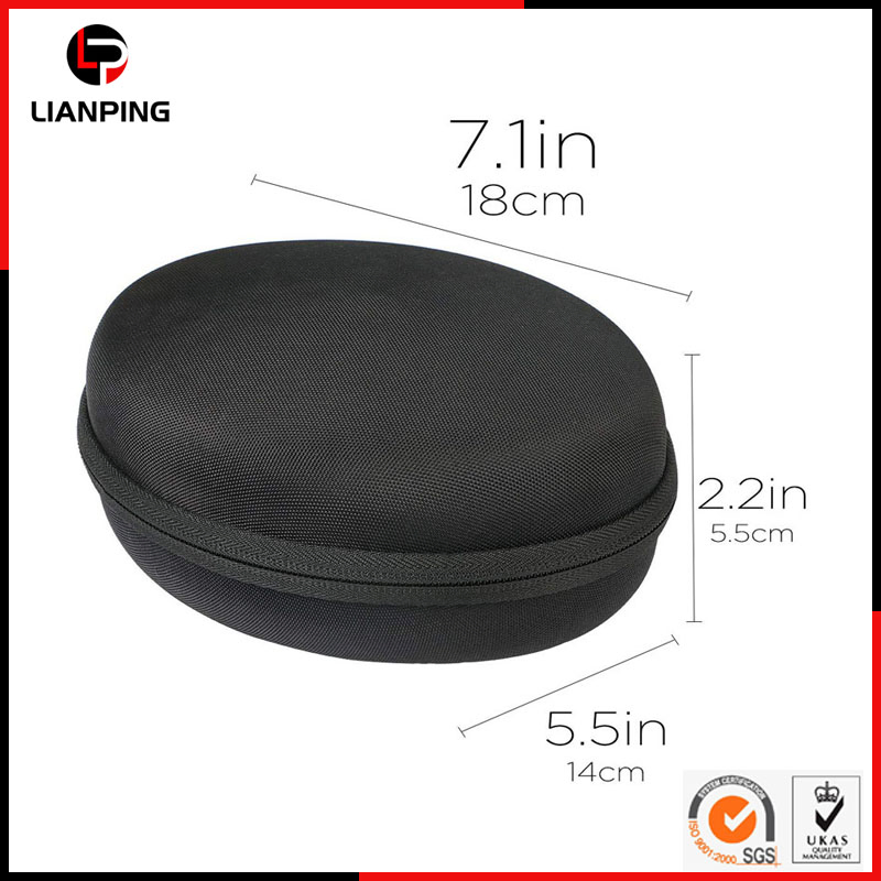 Shockproof Waterproof Hard EVA Case for Headphone with Mesh Pocket