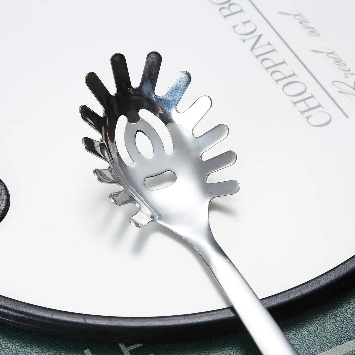 Kitchen Utensils Stainless Steel Pasta Spoon Fork