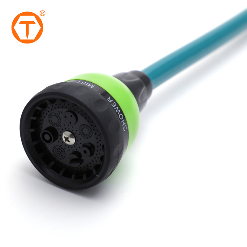 Irrigation System Adjustable Body 7 Patterns Long Sprayer Wands Garden Hose Nozzles Watering Lance Wand for Plants