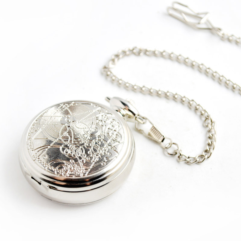 Promotion Gift Big Size Analog Quartz Alloy Metal Pocket Watch for Men