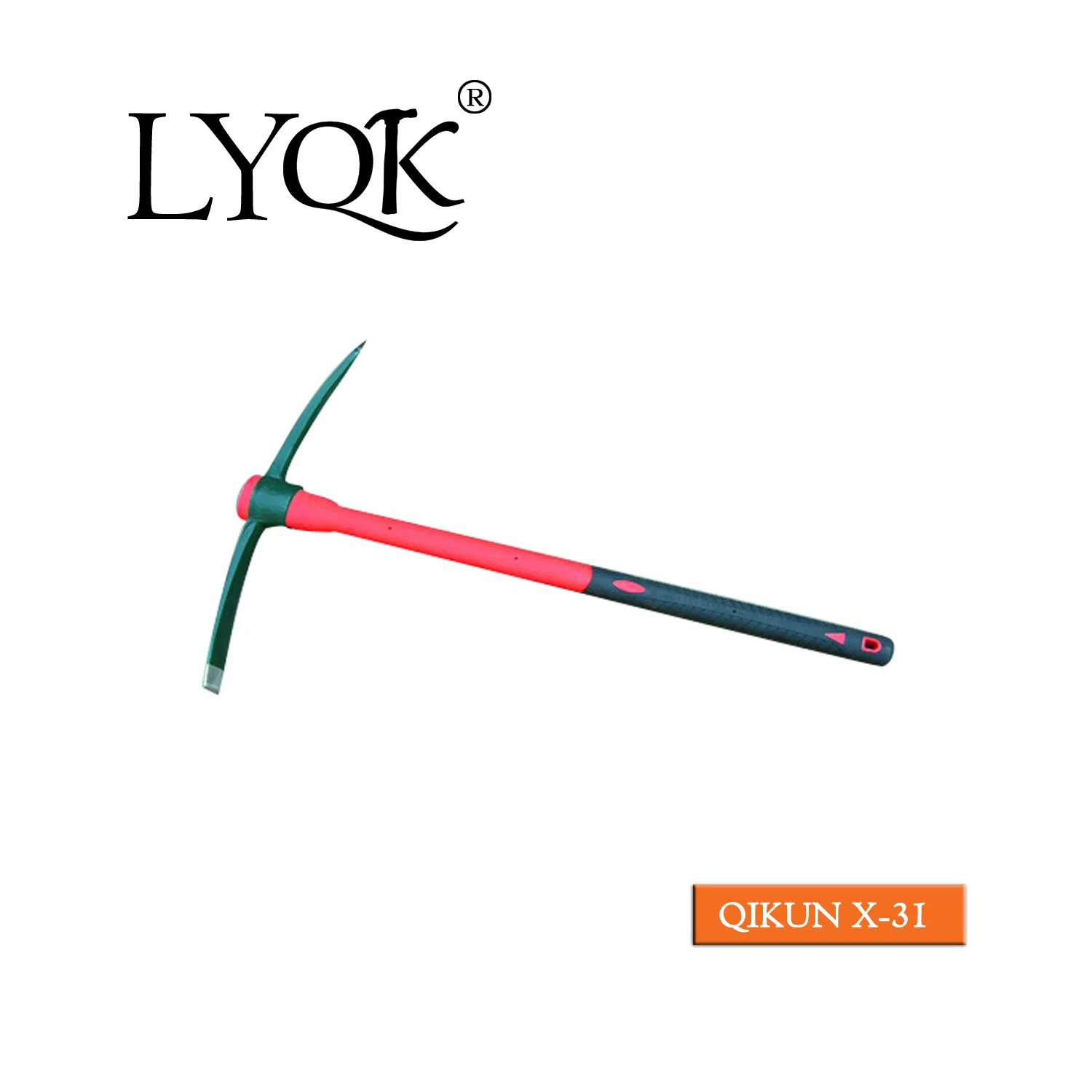 X-31 High Quality Rail Steel 65mn Agriculture Farm Garden Hardware Hand Tools Pick Head Mattock Pickaxe