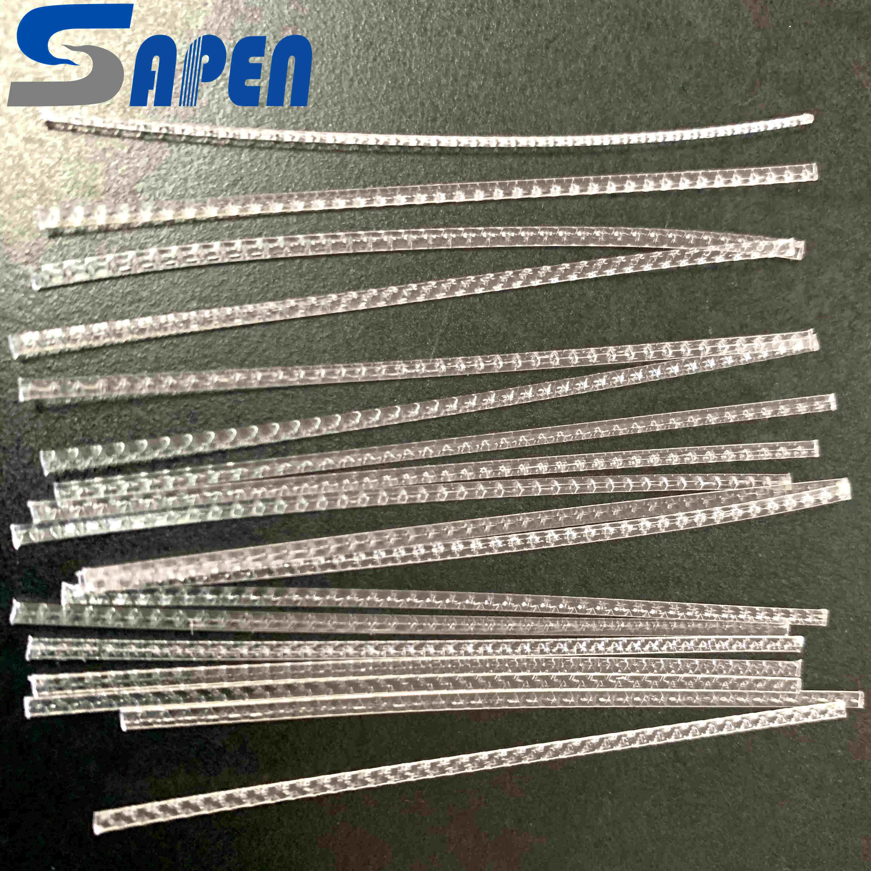 Embossed Structural Macro PP Fiber for Concrete Reinforcement Curved Fibre